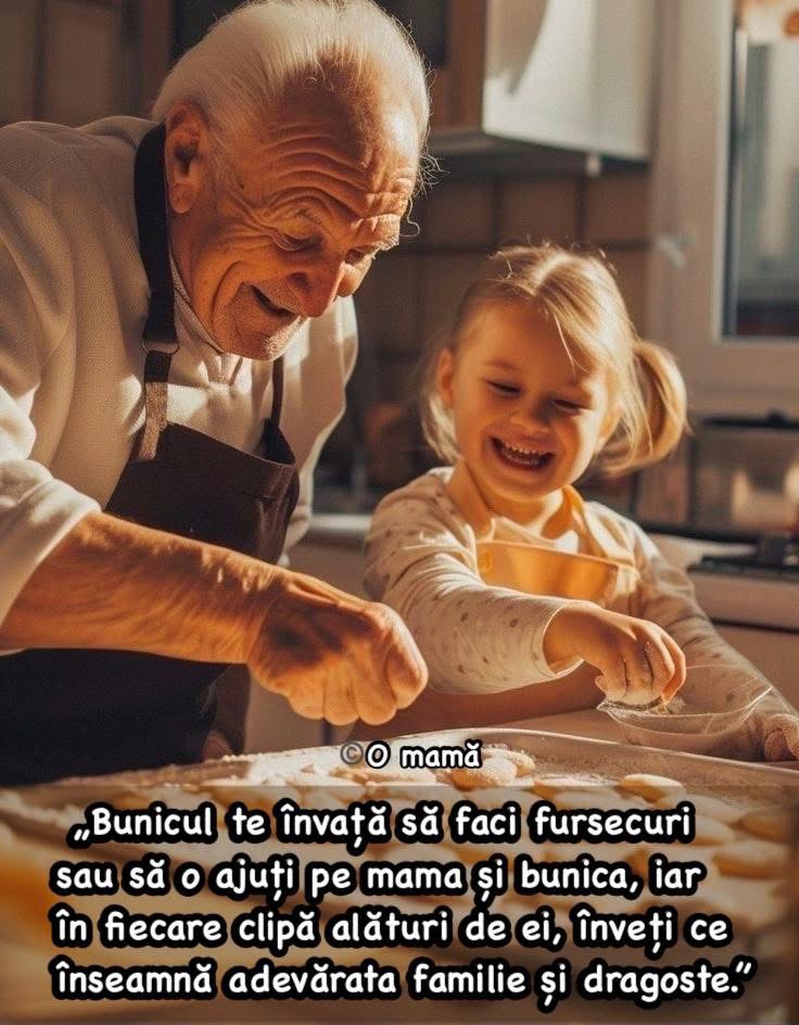 Sărbătorile cu bunicul, amintiri pentru totdeauna!